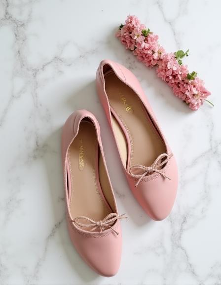 Dettaglio di scarpine e accessori raffinati